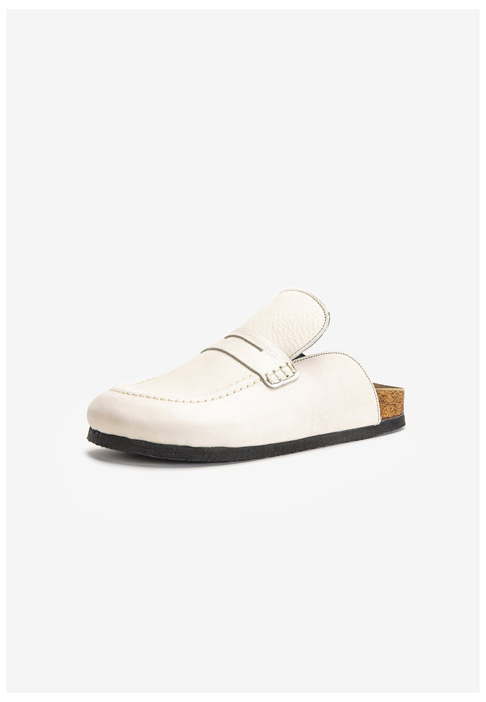 Inuovo Pantoletten Leder Beige