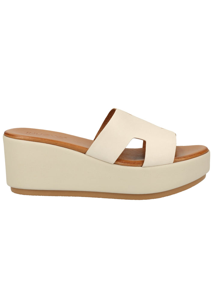 Inuovo Pantoletten Leder Beige