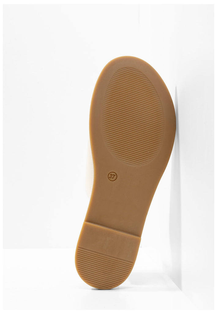 Inuovo Pantoletten Leder Beige