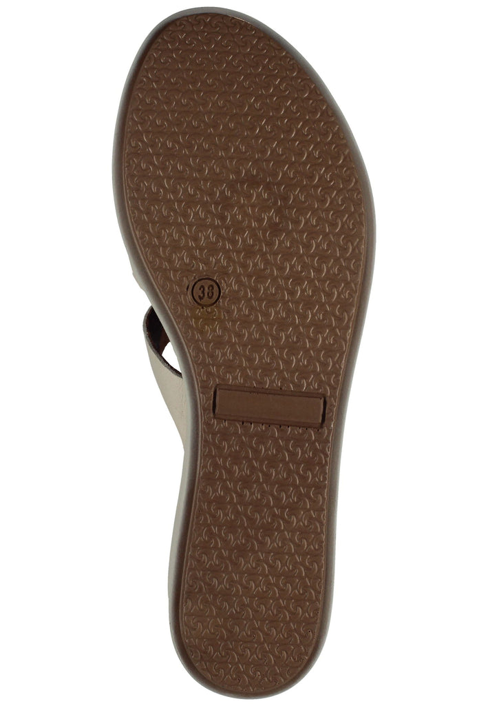 Inuovo Pantoletten Leder Bone