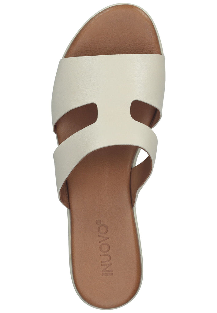 Inuovo Pantoletten Leder Bone