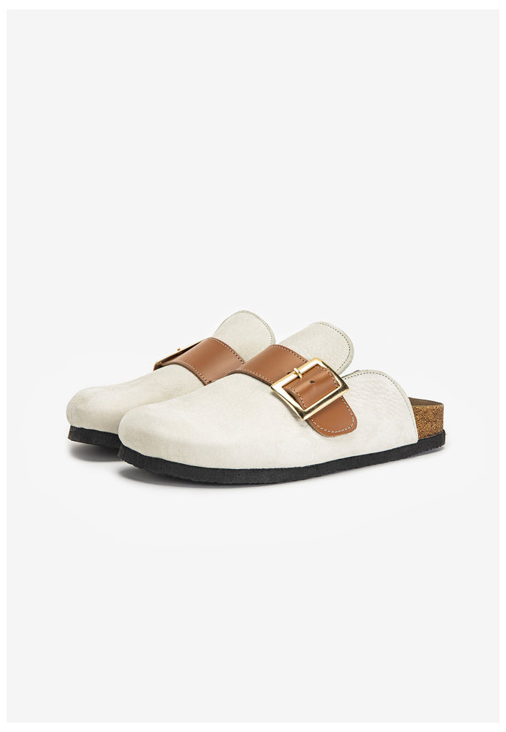 Inuovo Pantoletten Leder Bone