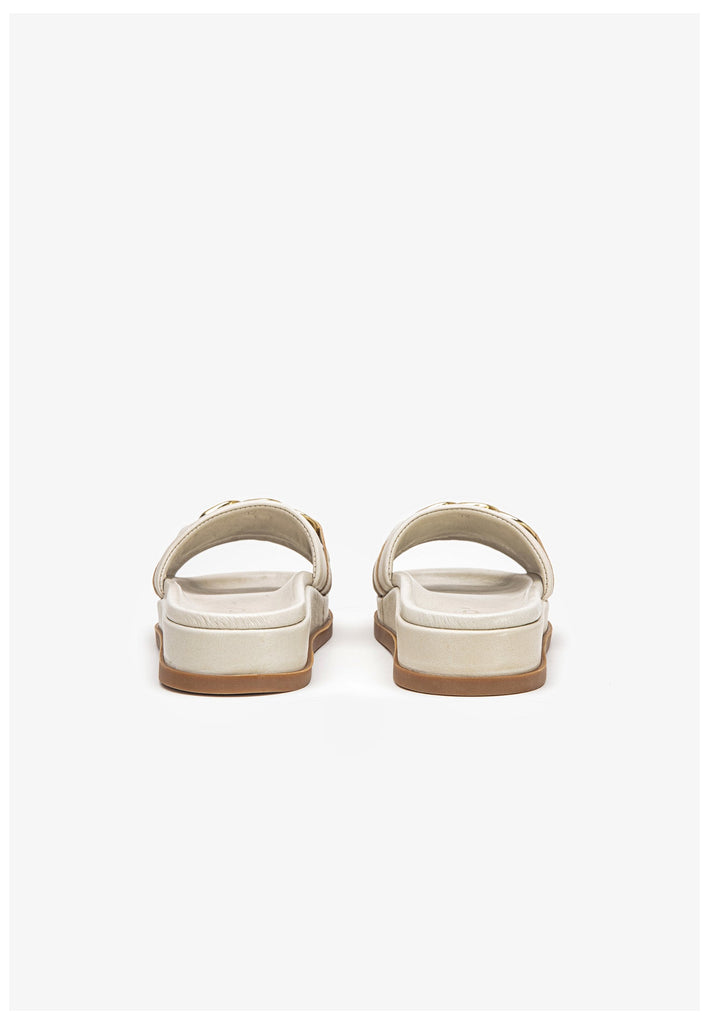 Inuovo Pantoletten Leder Bone