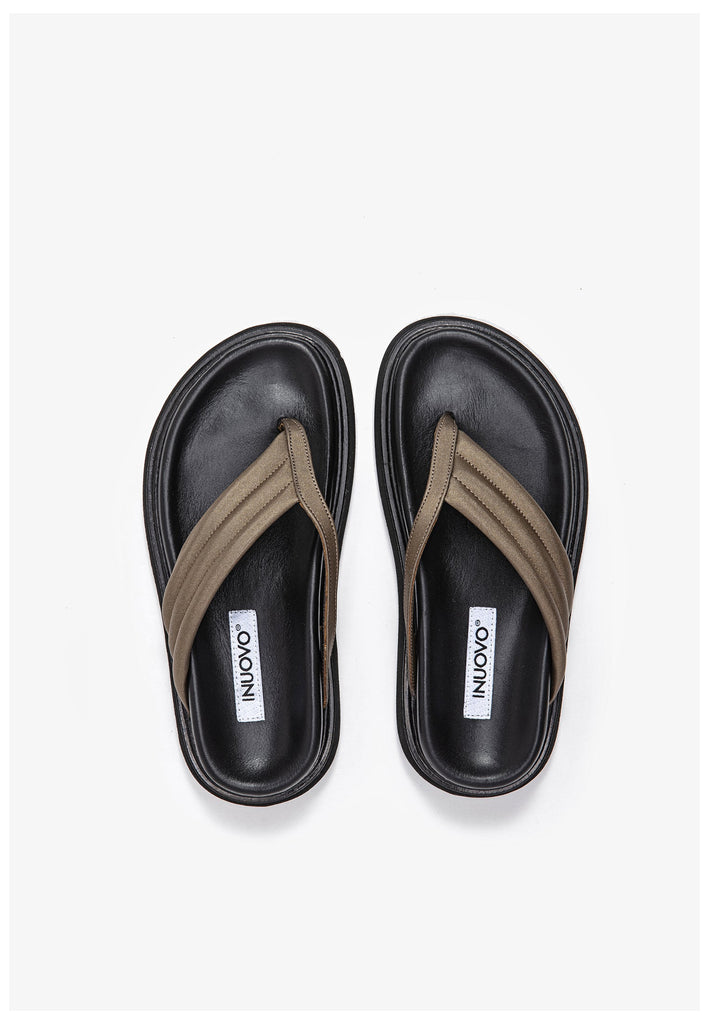 Inuovo Pantoletten Leder Bronze