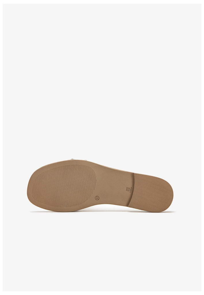 Inuovo Pantoletten Leder Cream