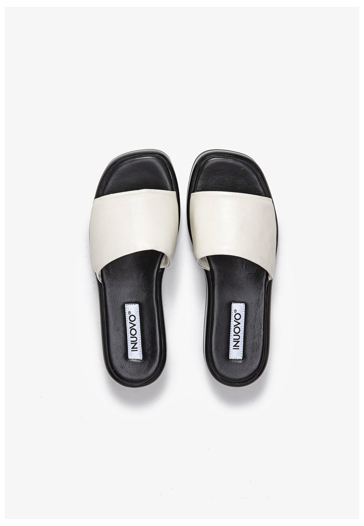 Inuovo Pantoletten Leder Cream