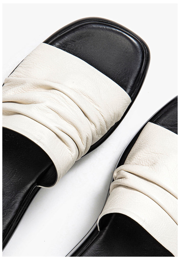 Inuovo Pantoletten Leder Cream