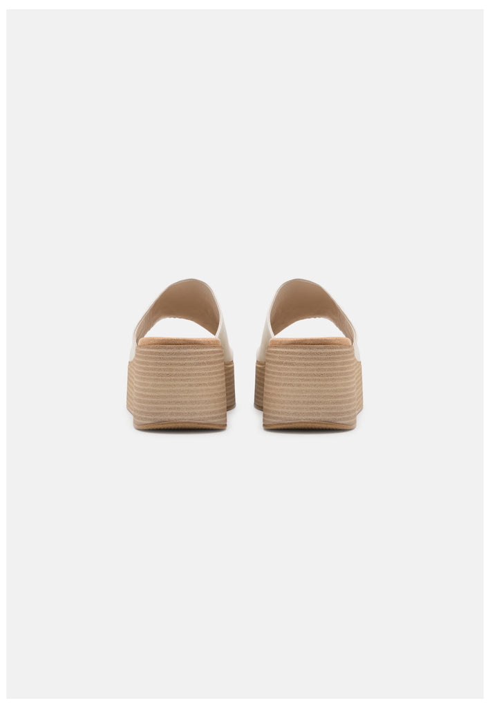 Inuovo Pantoletten Leder Creme