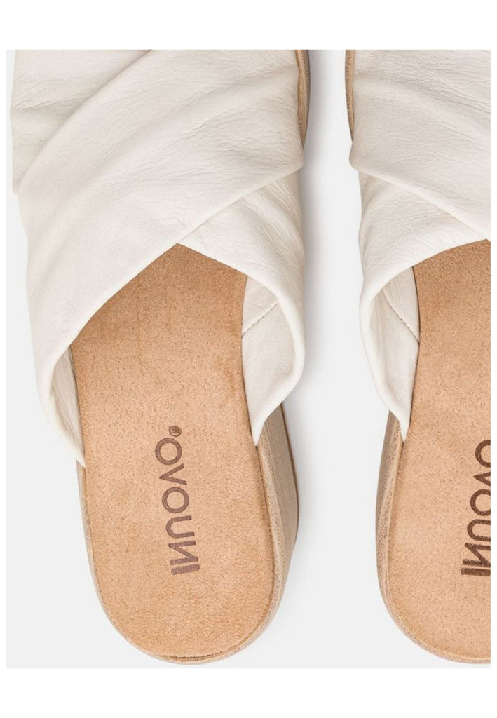 Inuovo Pantoletten Leder Creme