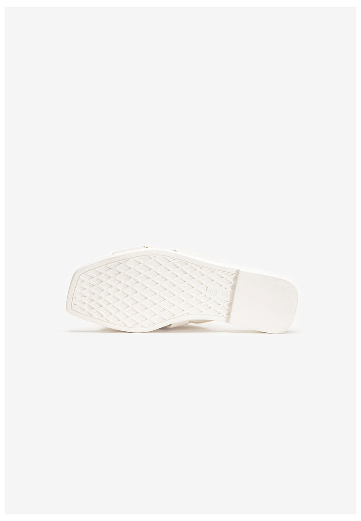 Inuovo Pantoletten Leder Creme