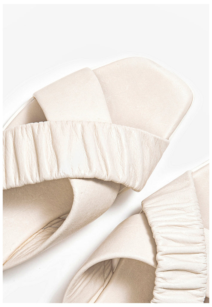 Inuovo Pantoletten Leder Creme