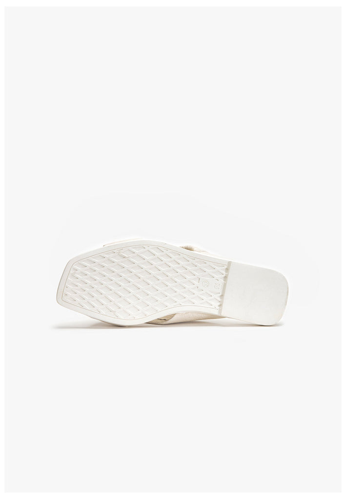 Inuovo Pantoletten Leder Creme