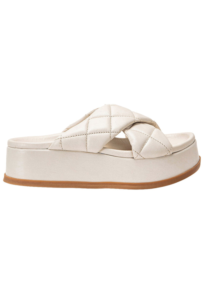 Inuovo Pantoletten Leder Creme