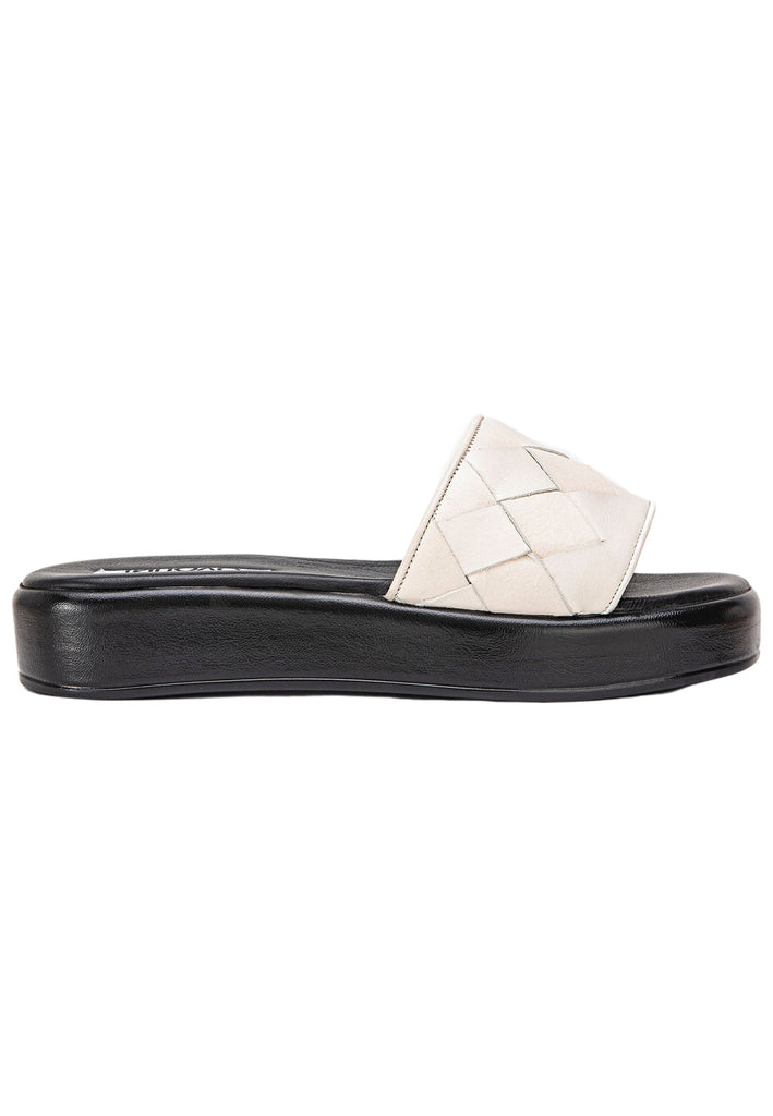 Inuovo Pantoletten Leder Creme