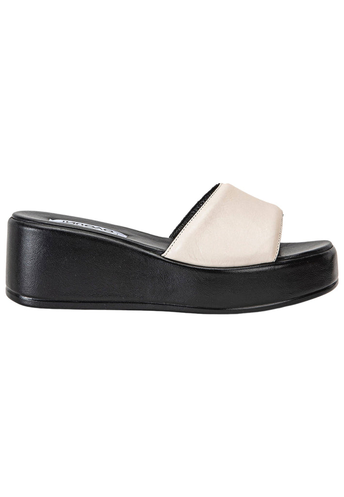 Inuovo Pantoletten Leder Creme