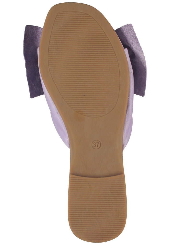 Inuovo Pantoletten Leder Flieder