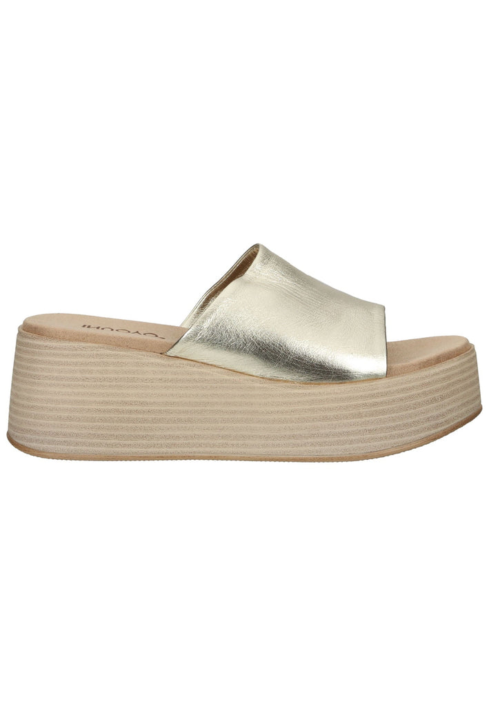 Inuovo Pantoletten Leder Gold
