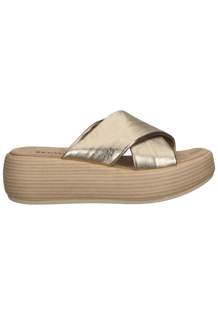 Inuovo Pantoletten Leder Gold
