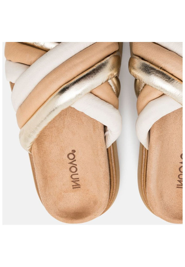 Inuovo Pantoletten Leder Gold