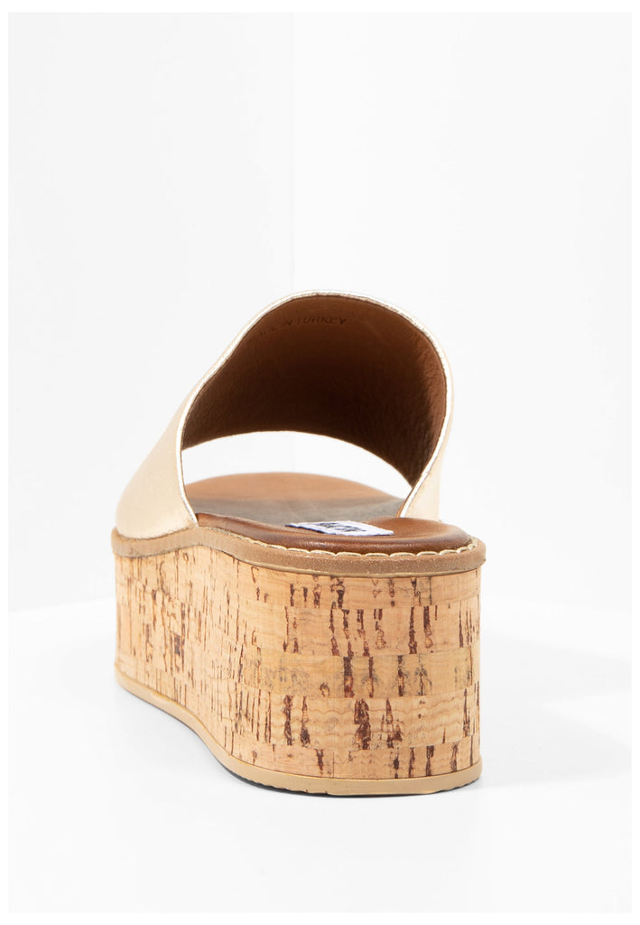 Inuovo Pantoletten Leder Gold