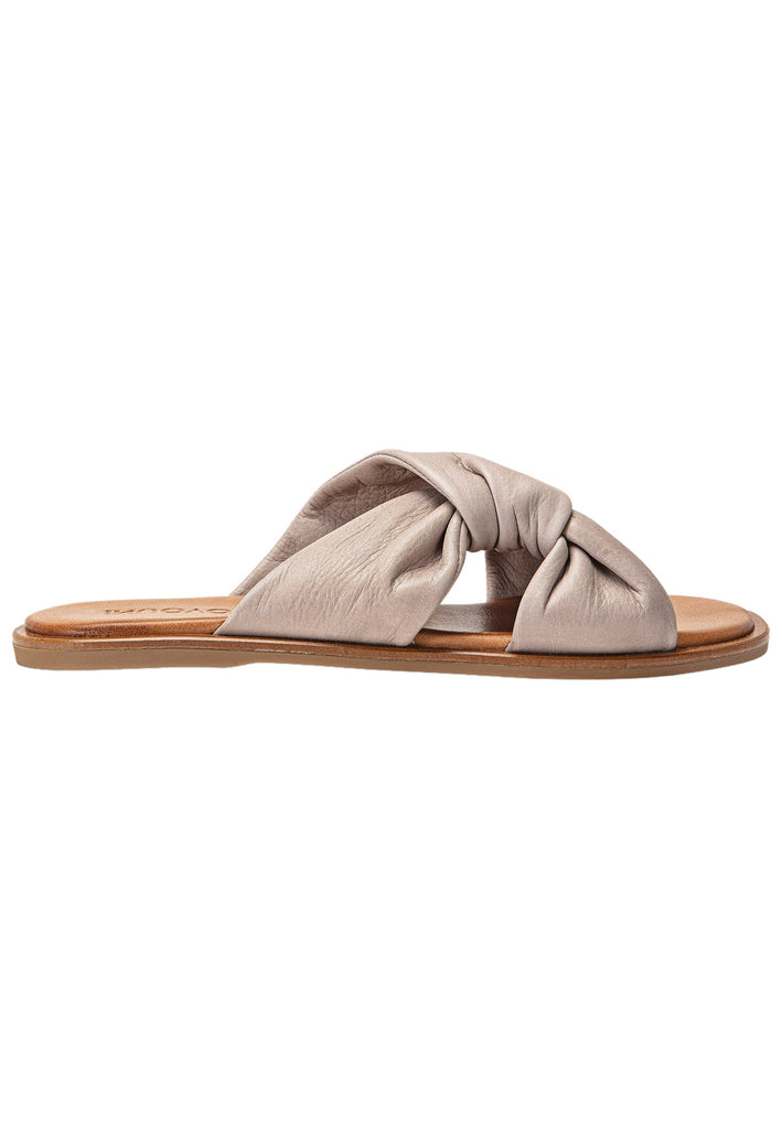 Inuovo Pantoletten Leder Grau