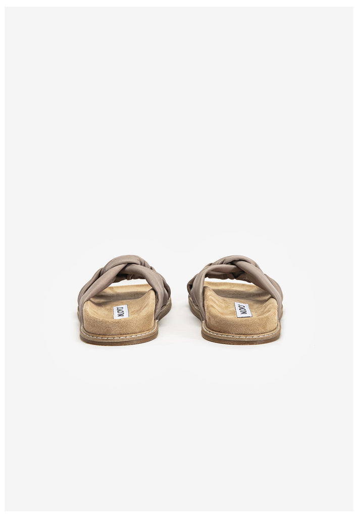 Inuovo Pantoletten Leder Grau