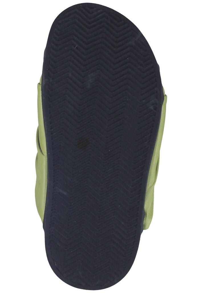 Inuovo Pantoletten Leder Grün