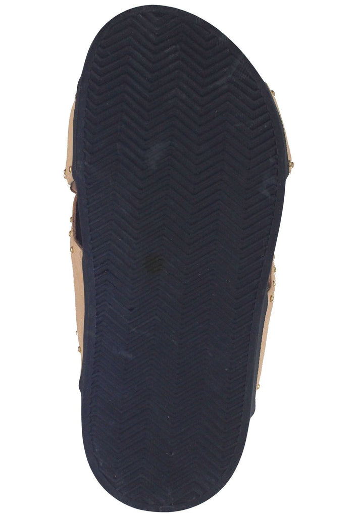 Inuovo Pantoletten Leder Hellbraun