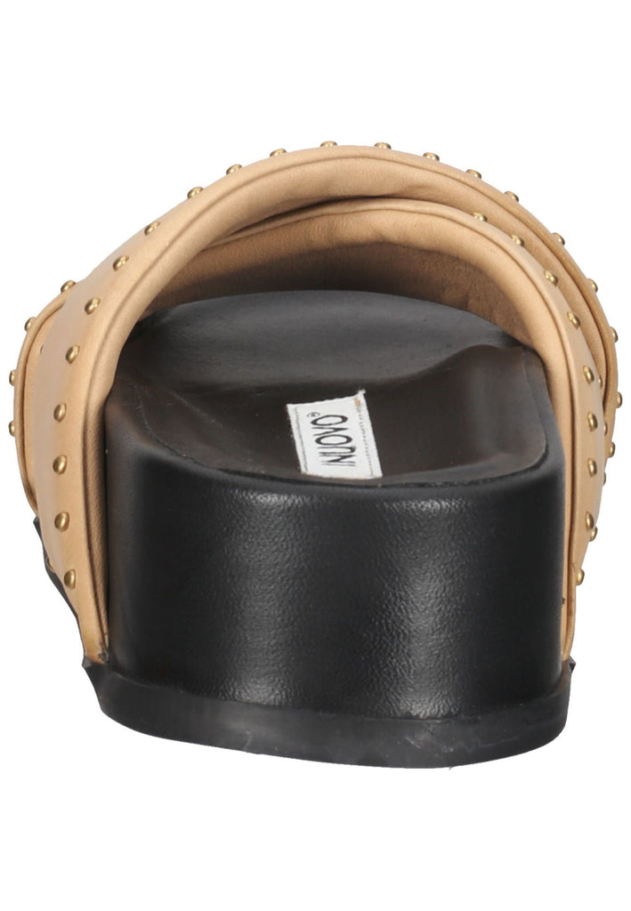 Inuovo Pantoletten Leder Hellbraun