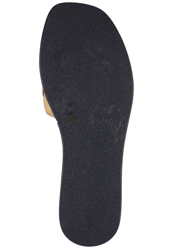 Inuovo Pantoletten Leder Hellbraun