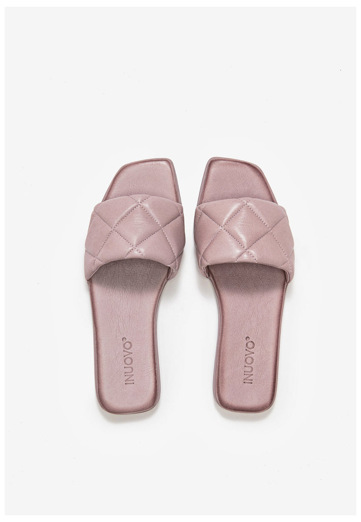 Inuovo Pantoletten Leder Lilac
