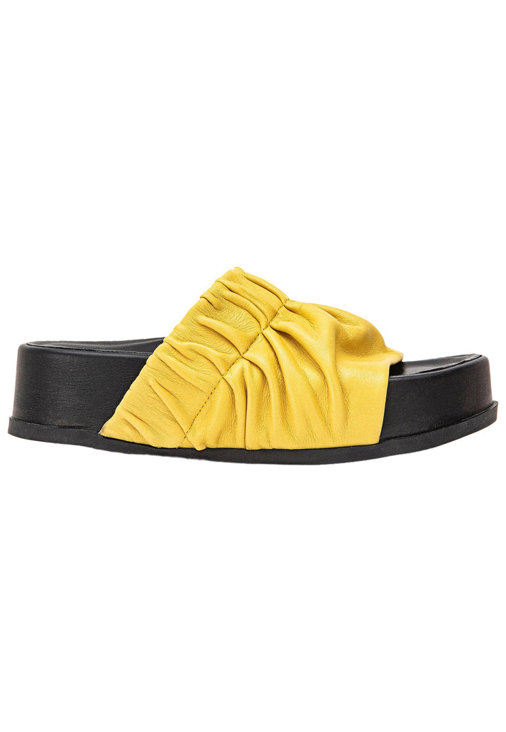 Inuovo Pantoletten Leder Lime