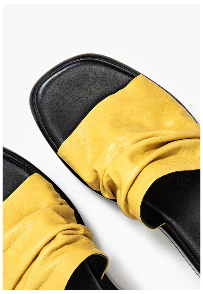 Inuovo Pantoletten Leder Lime