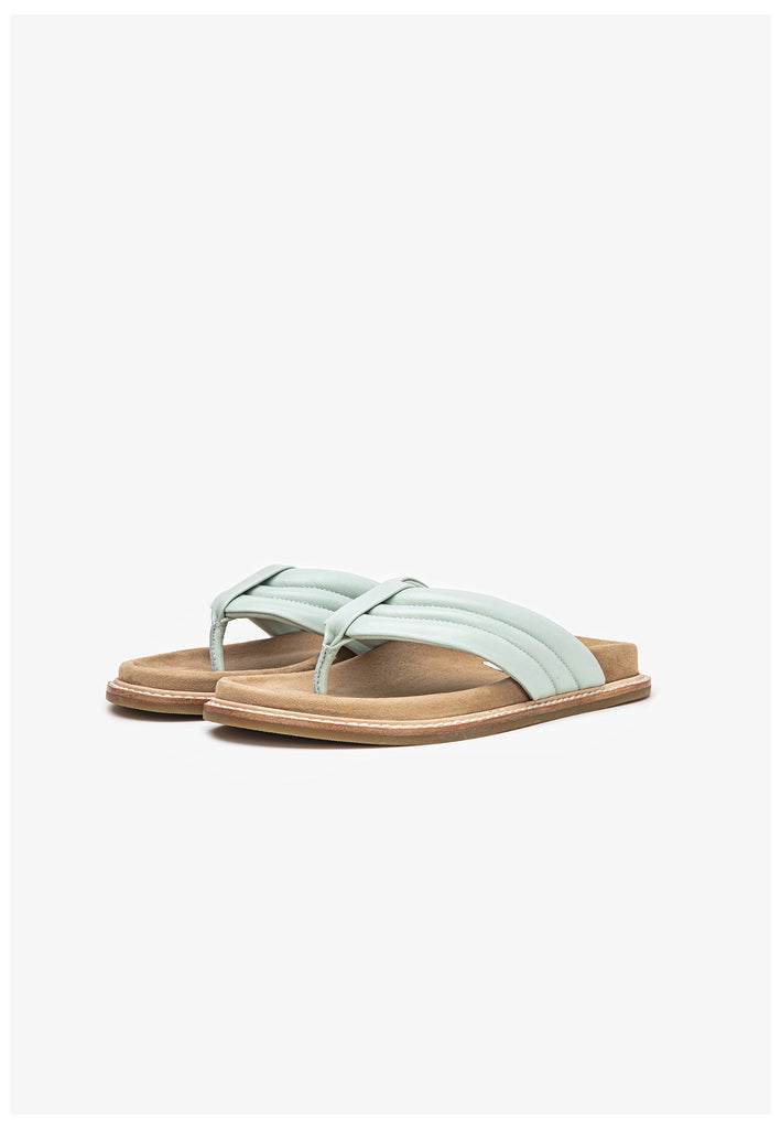 Inuovo Pantoletten Leder Mint