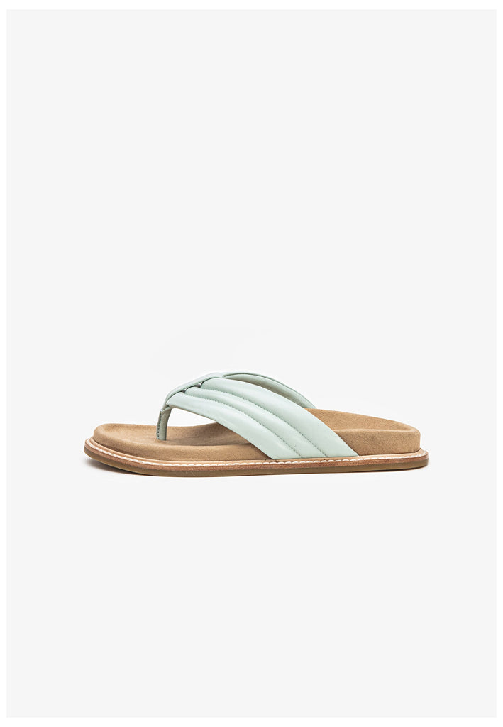 Inuovo Pantoletten Leder Mint