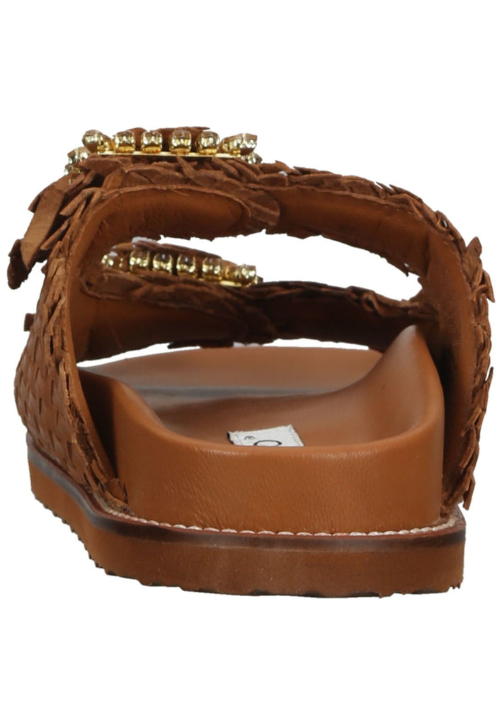 Inuovo Pantoletten Leder Mittelbraun