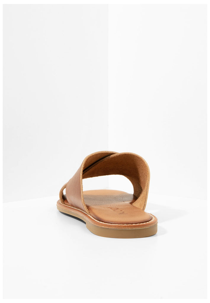 Inuovo Pantoletten Leder Mittelbraun