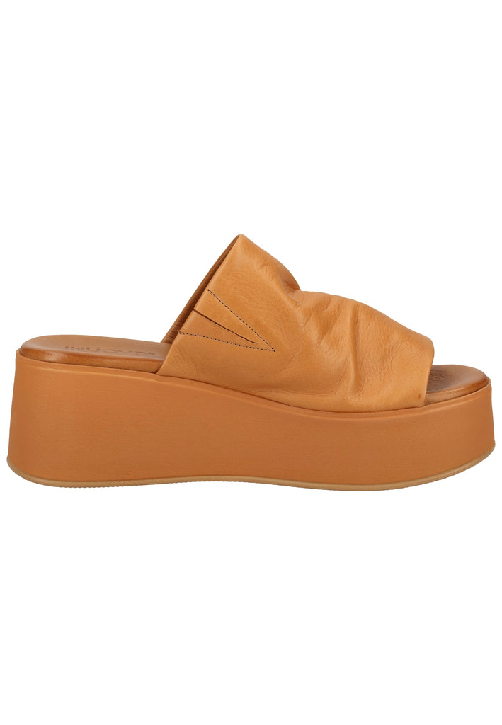 Inuovo Pantoletten Leder Mittelbraun