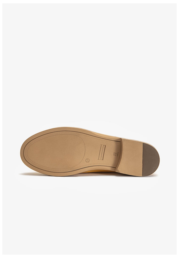 Inuovo Pantoletten Leder Mustard