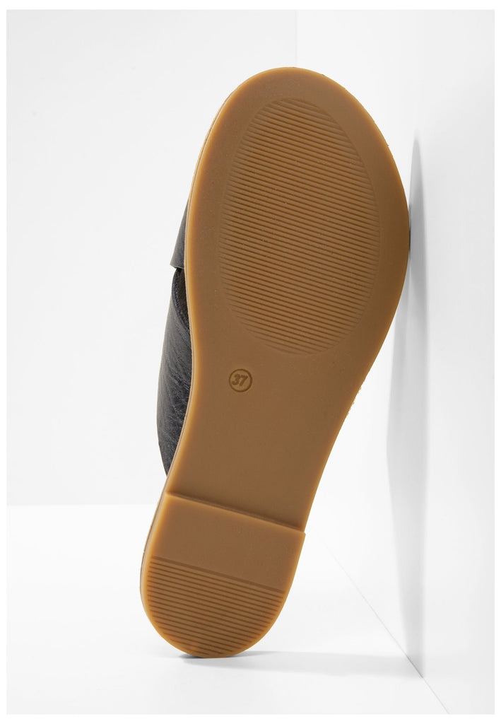 Inuovo Pantoletten Leder Navy