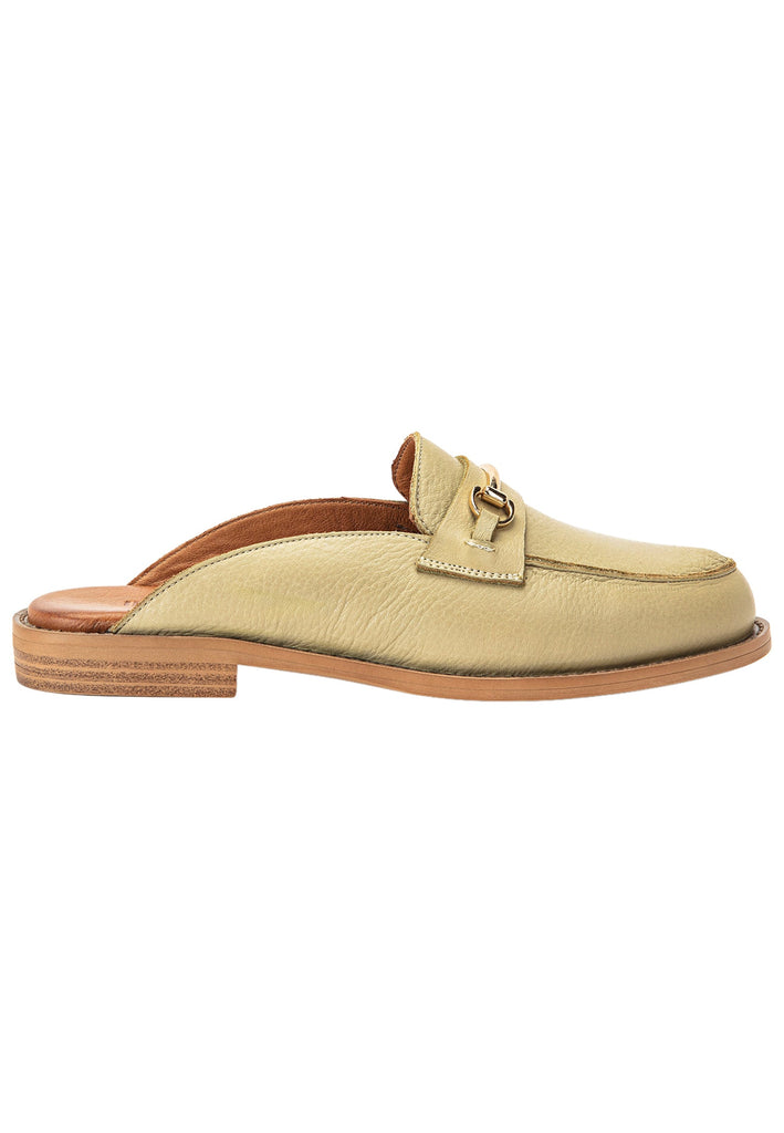 Inuovo Pantoletten Leder Olive