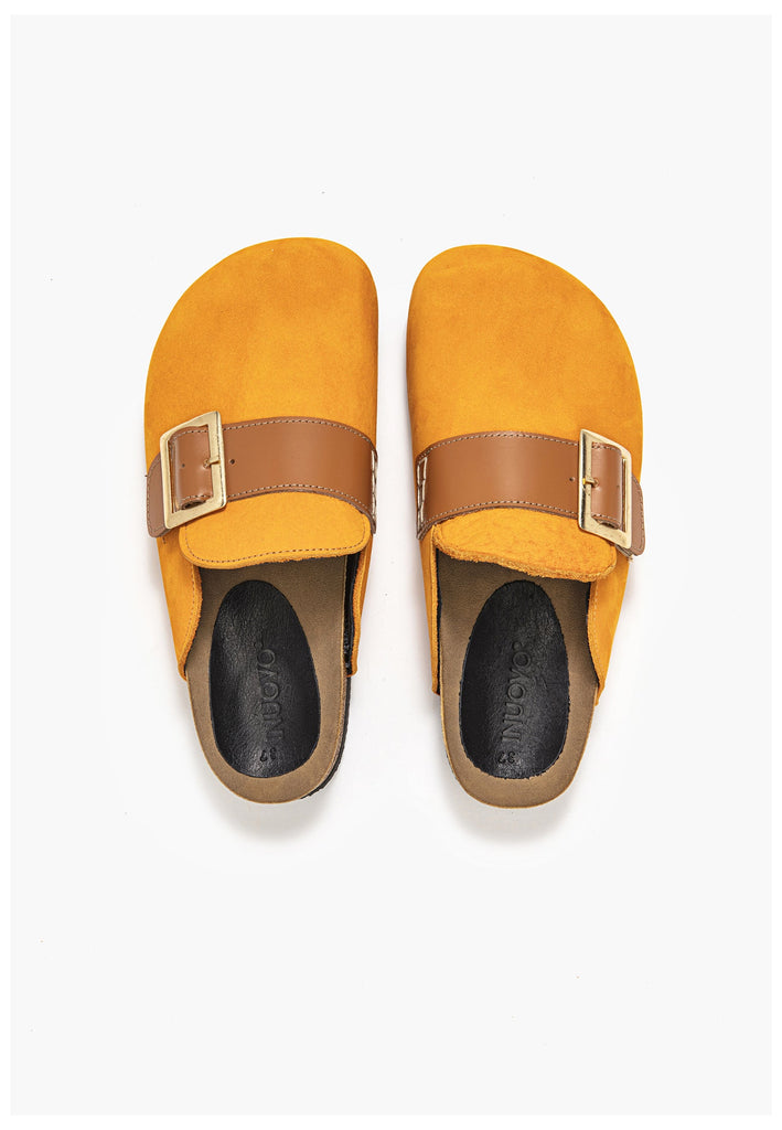 Inuovo Pantoletten Leder Orange