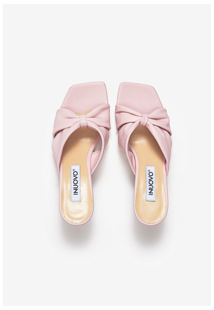 Inuovo Pantoletten Leder Peach