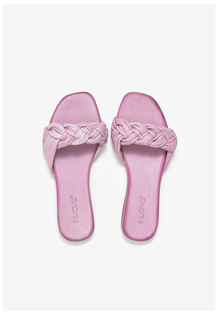 Inuovo Pantoletten Leder Pink