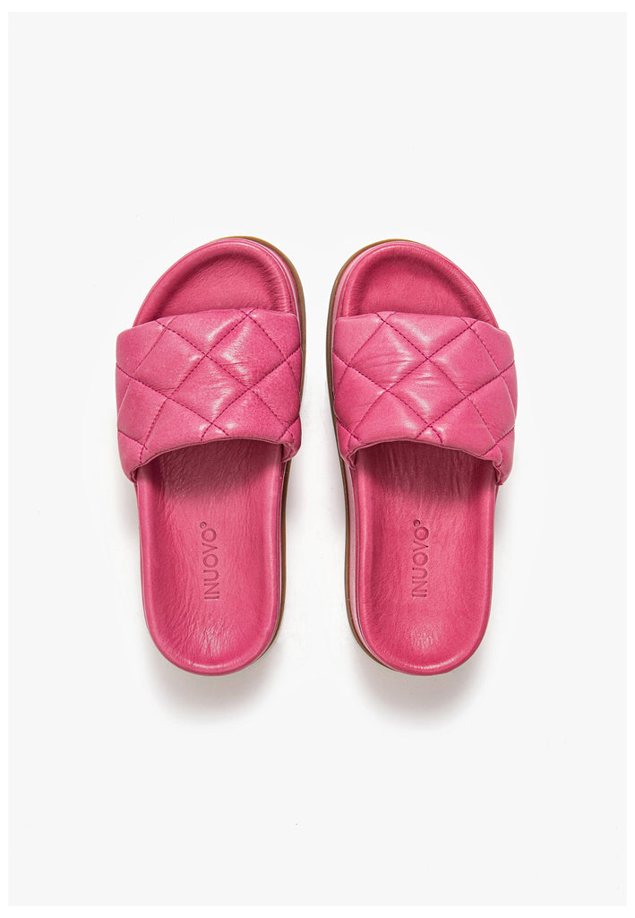 Inuovo Pantoletten Leder Pink