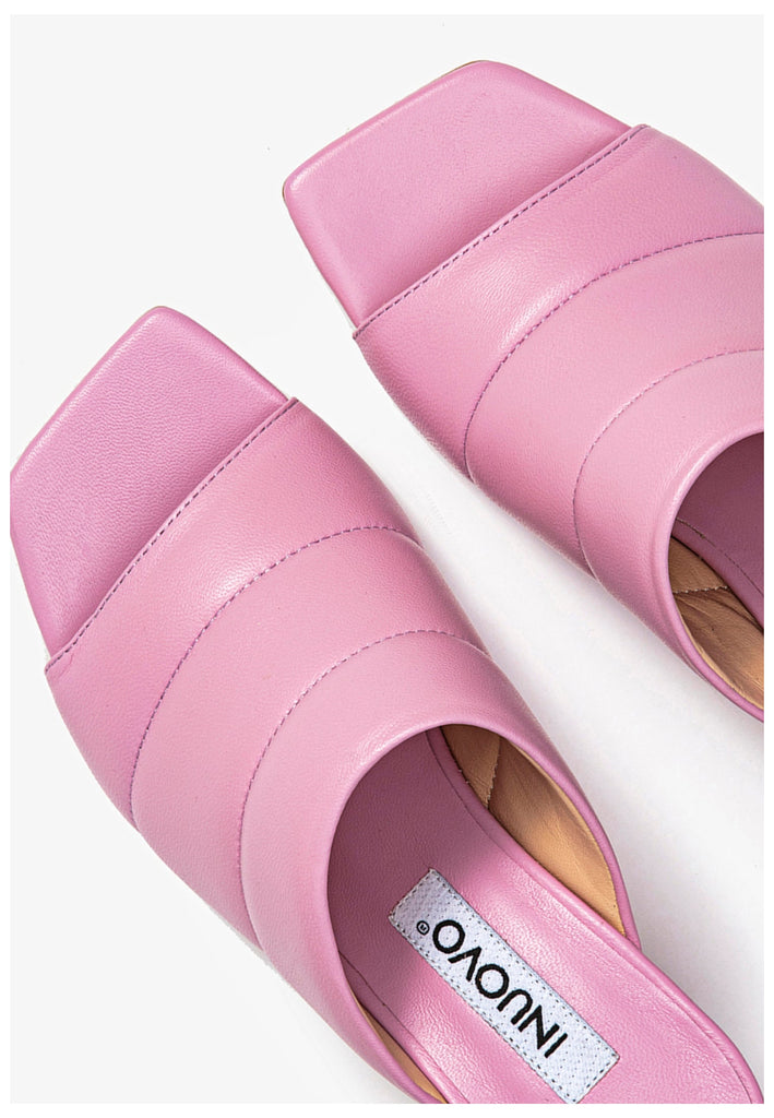 Inuovo Pantoletten Leder Pink