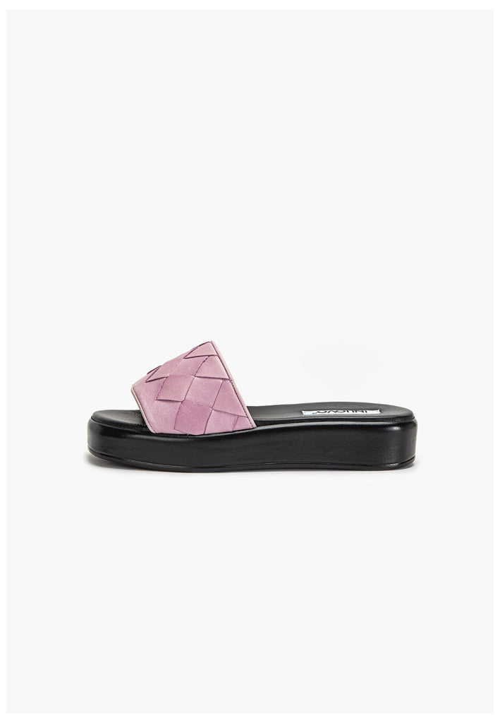 Inuovo Pantoletten Leder Pink