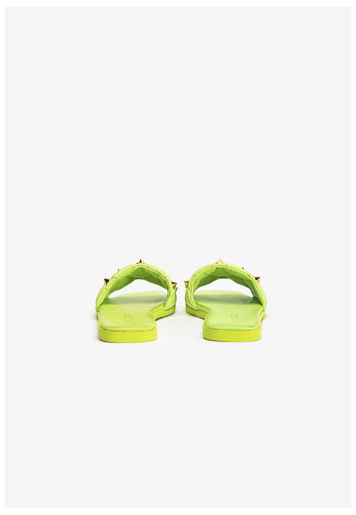 Inuovo Pantoletten Leder Pistachio