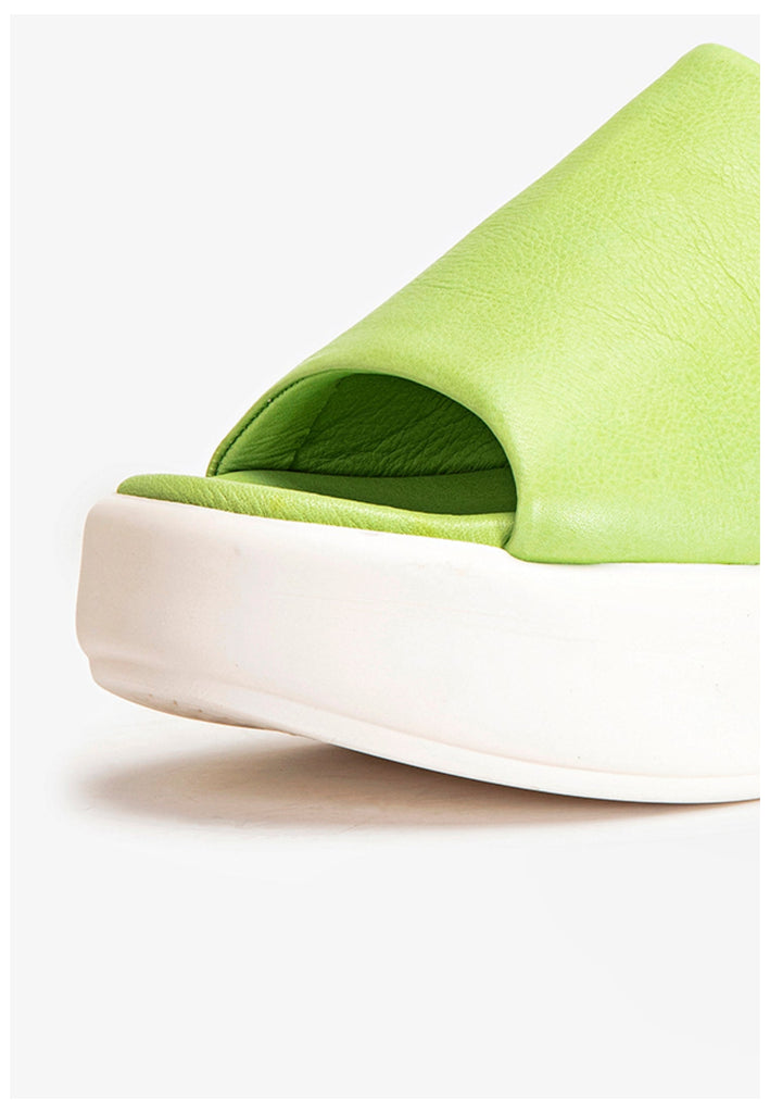 Inuovo Pantoletten Leder Pistachio