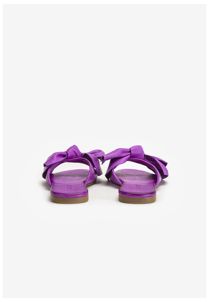 Inuovo Pantoletten Leder Purple